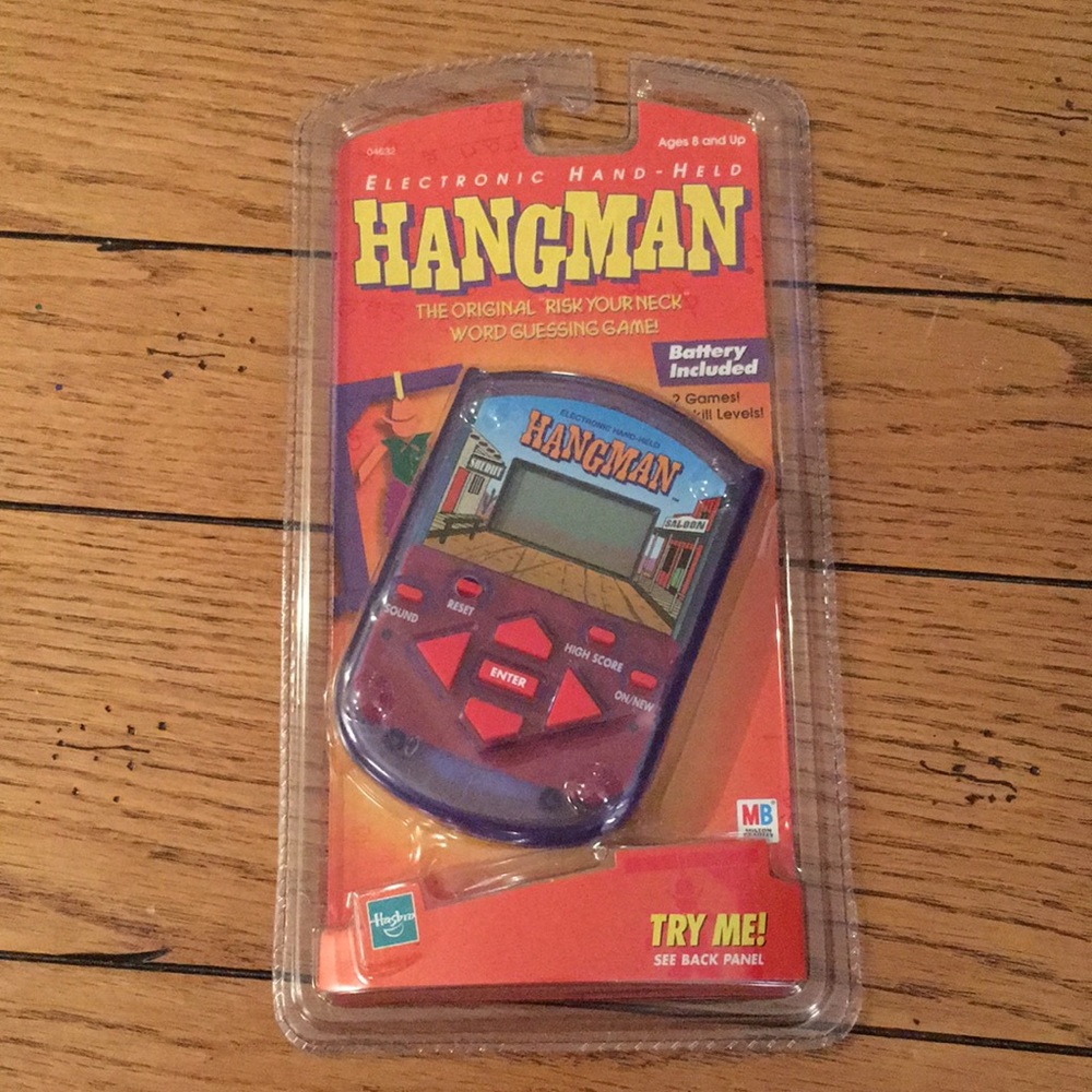Electronic Hand Held Hangman Game